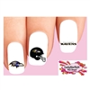 Baltimore Ravens Football Assorted Set of 20 Waterslide Nail Decals