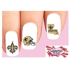 New Orleans Saints Football Assorted Set of 20 Waterslide Nail Decals