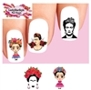 Frida Kahlo Assorted #2 Set of 20 Waterslide Nail Decals