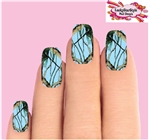 Light Blue Realtree Mossy Oak Camo Set of 10 Waterslide Full Nail Decals