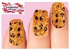 Chocolate Chip Cookie Set of 10 Full Waterslide Nail Decals