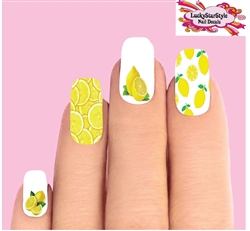 Lemons Assorted Set of 10 Full Waterslide Nail Decals