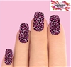 Pink Leopard Print Set of 10 Full Waterslide Nail Decals