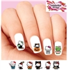 Halloween Cute Kitty Cat Assorted Set of 20 Waterslide Nail Decals