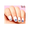 Hanukkah Jewish Menorah Dreidel Set of 20 Assorted Waterslide Nail Decals