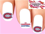 Montreal Canadiens Hockey Assorted Set of 20 Waterslide Nail Decals