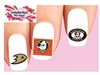 Anaheim Ducks Hockey Assorted Set of 20 Waterslide Nail Decals