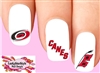 Carolina Hurricanes Hockey Assorted Set of 20 Waterslide Nail Decals