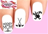 Hockey Mom Assorted Set of 20 Waterslide Nail Decals