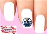 Edmonton Oilers Hockey Assorted Set of 20 Waterslide Nail Decals