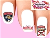 Florida Panthers Hockey Assorted Set of 20 Waterslide Nail Decals