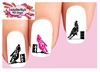 Horse Barrel Racing Assorted Set of 20 Waterslide Nail Decals