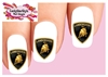 Lamborghini Assorted Set of 20 Waterslide Nail Decals