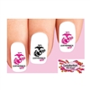 USMC United States US Marine Leatherneck Wife Assorted Set of 20 Waterslide Nail Decals