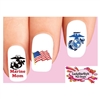 USMC United States US Marine Corps Mom Assorted Set of 20 Waterslide Nail Decals
