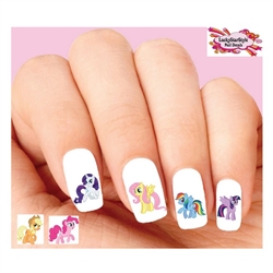 My Little Pony Assorted Set of 20 Waterslide Nail Decals