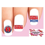 United States US National Guard Mom Assorted Set of 20 Waterslide Nail Decals