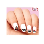 NKOTB New Kids On The Black Assorted Set of 20 Waterslide Nail Decals