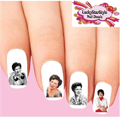 Patsy Cline Assorted Waterslide Nail Decals