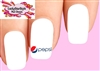 Pepsi Set of 20 Waterslide Nail Decals