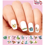 Pokemon Assorted Set of 20 Waterslide Nail Decals