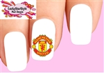 Manchester United Football Soccer Set of 20 Waterslide Nail Decals