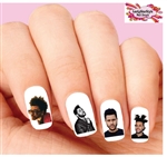 The Weeknd Assorted Set of 20 Waterslide Nail Decals