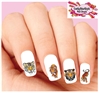 Tiger Assorted Set of 20 Waterslide Nail Decals