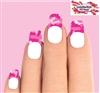Pink Camo Camouflage Tips Set of 10 Waterslide Nail Decals