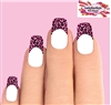Pink Leopard Print Set of 10 Tips Waterslide Nail Decals Tips