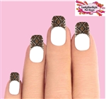 Snake Skin Set of 10 Waterslide Nail Decals Tips