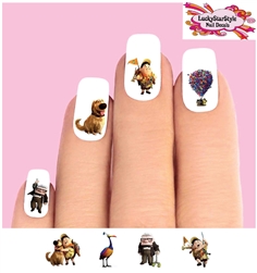 Up the Movie Assorted Set of 20 Waterslide Nail Decals