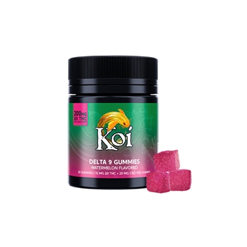 KOI Delta 9 Watermelon Gummies 20 ct