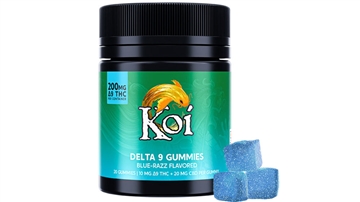 KOI Delta 9 Blue-Razz Gummies 20 ct