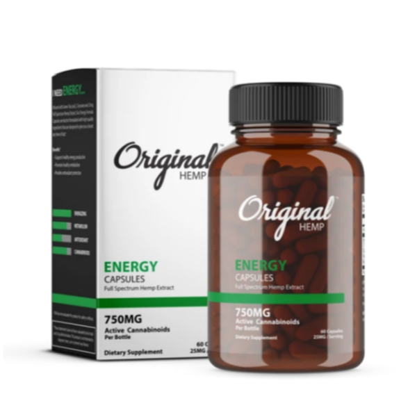 Original Hemp Energy Capsules 750MG