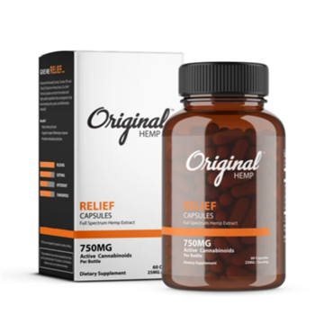 Original Hemp Relief Capsules 750MG