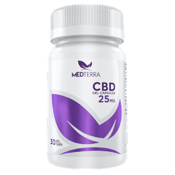 MedTerra CBD Gel Capsules 25 mg