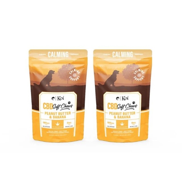 Koi Calming CBD Soft Chews â€“ Peanut Butter & Banana 30 ct