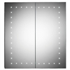 Pileus Mirror Cabinet 2 Doors Aluminium Sides