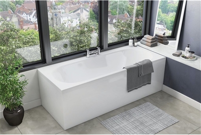 Round Double Ended Bath 1700 x 700