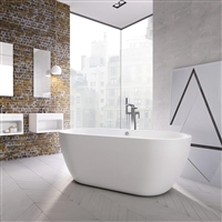 Onyx Gloss White Bath 1655 x 750