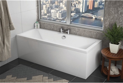 Square Double Ended Bath 1800 x 800