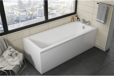 Square Single Ended Bath 1700 x 700