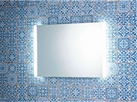 Berio LED Mirror with Demister Pad and Shaver Socket 700 x 500mm