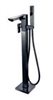 Muro Black Freestanding Bath Shower Mixer