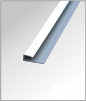 PVC 5mm U End Chrome