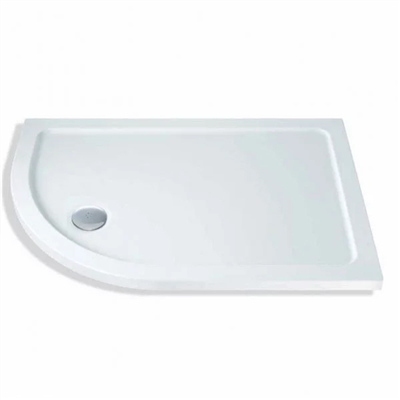 1200 x 800 x 40mm Offset Quadrant Shower Tray Left Hand