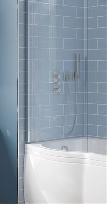 P Shape Bath Screen