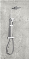 Helier Square Cool Touch Rigid Riser Shower