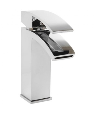 Descent Mono Basin Mixer With Push Waste